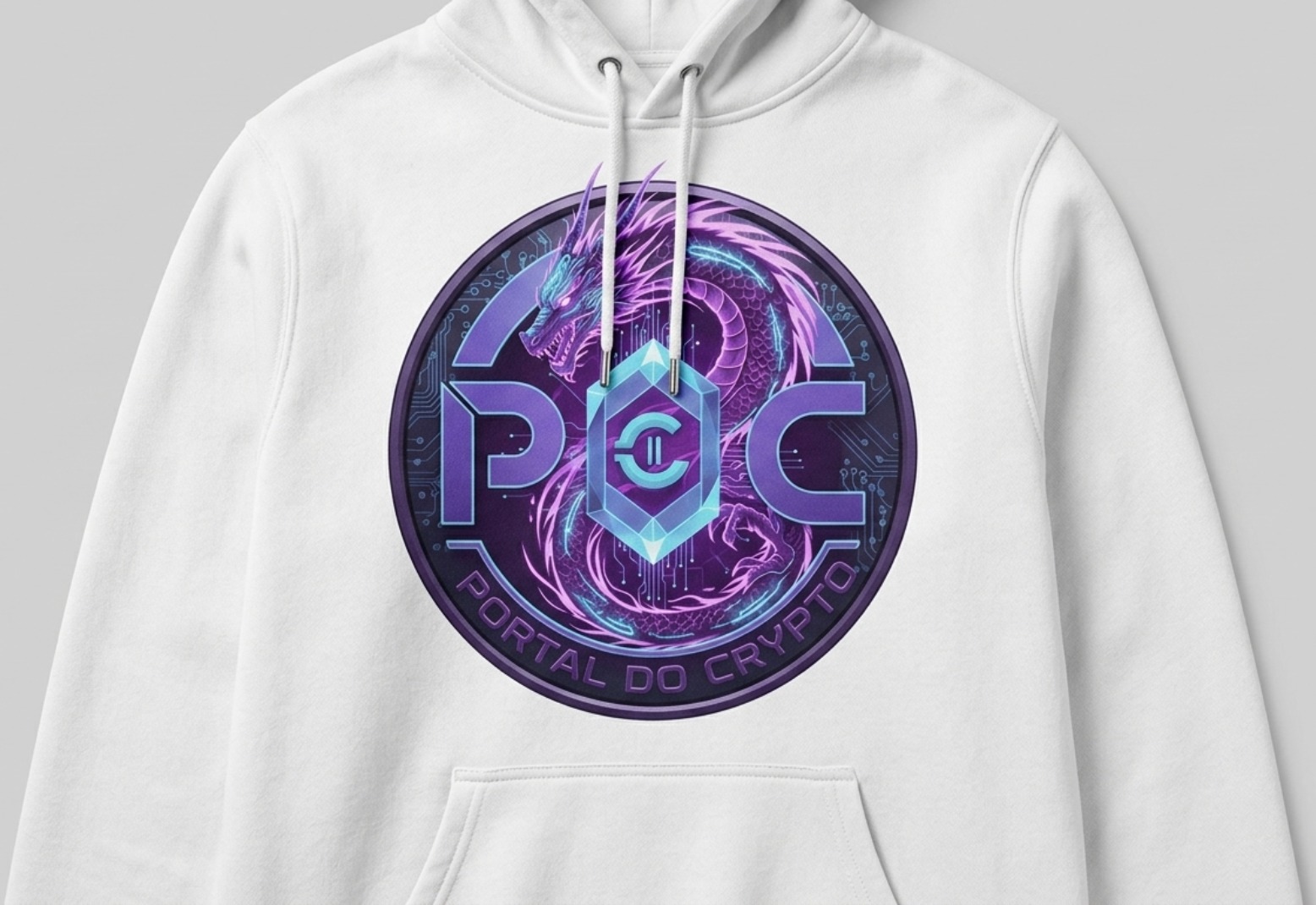 Hoodie Branca — Portal Do Crypto